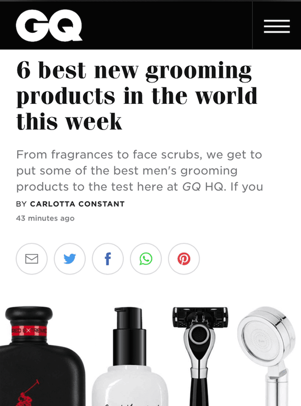 BEST GROOMING PRODUCTS